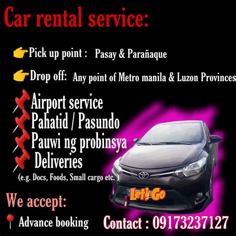 Cheap car hire in Parañaque .